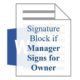 Lease Signature Block if Manager Signs for Owner