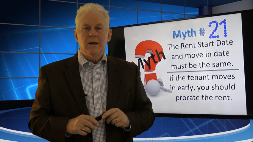 Myth 21 The Rent Start Date and Move In Date MUST be the Same RIGHT