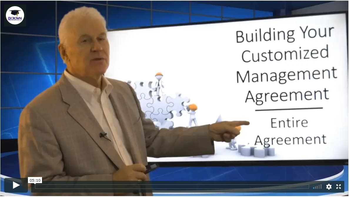 Building a Customized Property Management Agreement Entire Agreement Clause
