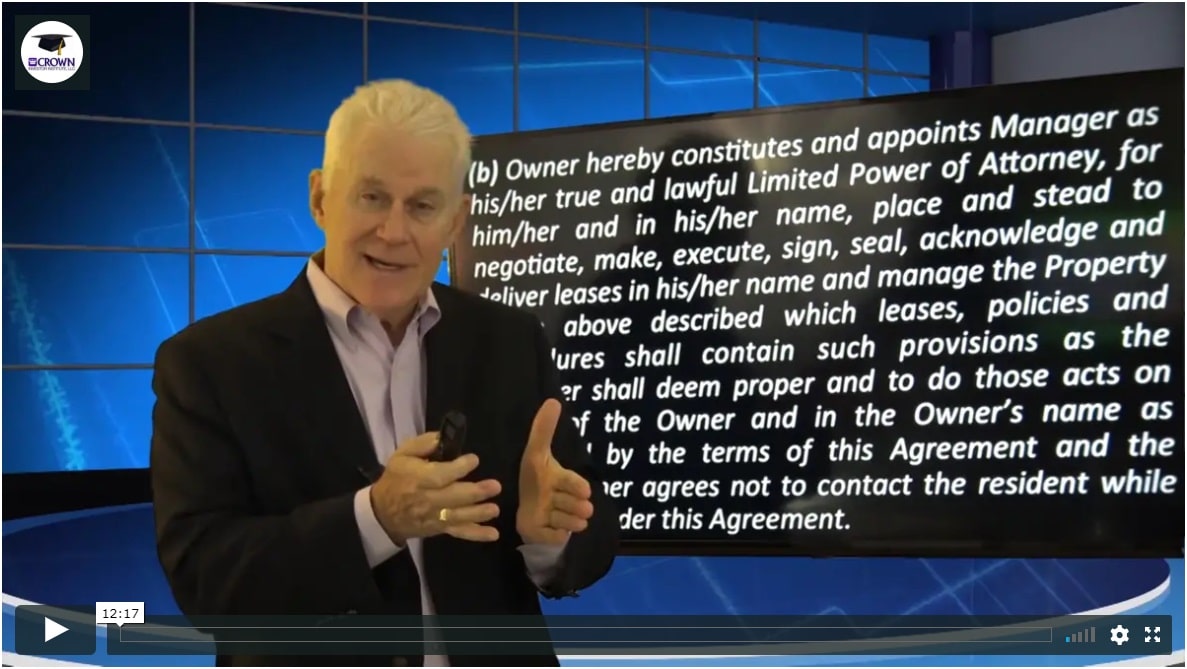 Building a Customized Property Management Agreement Limited Power of Attorney