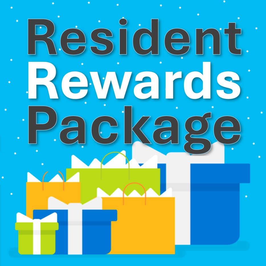 <h5>Resident Rewards Package</h5>